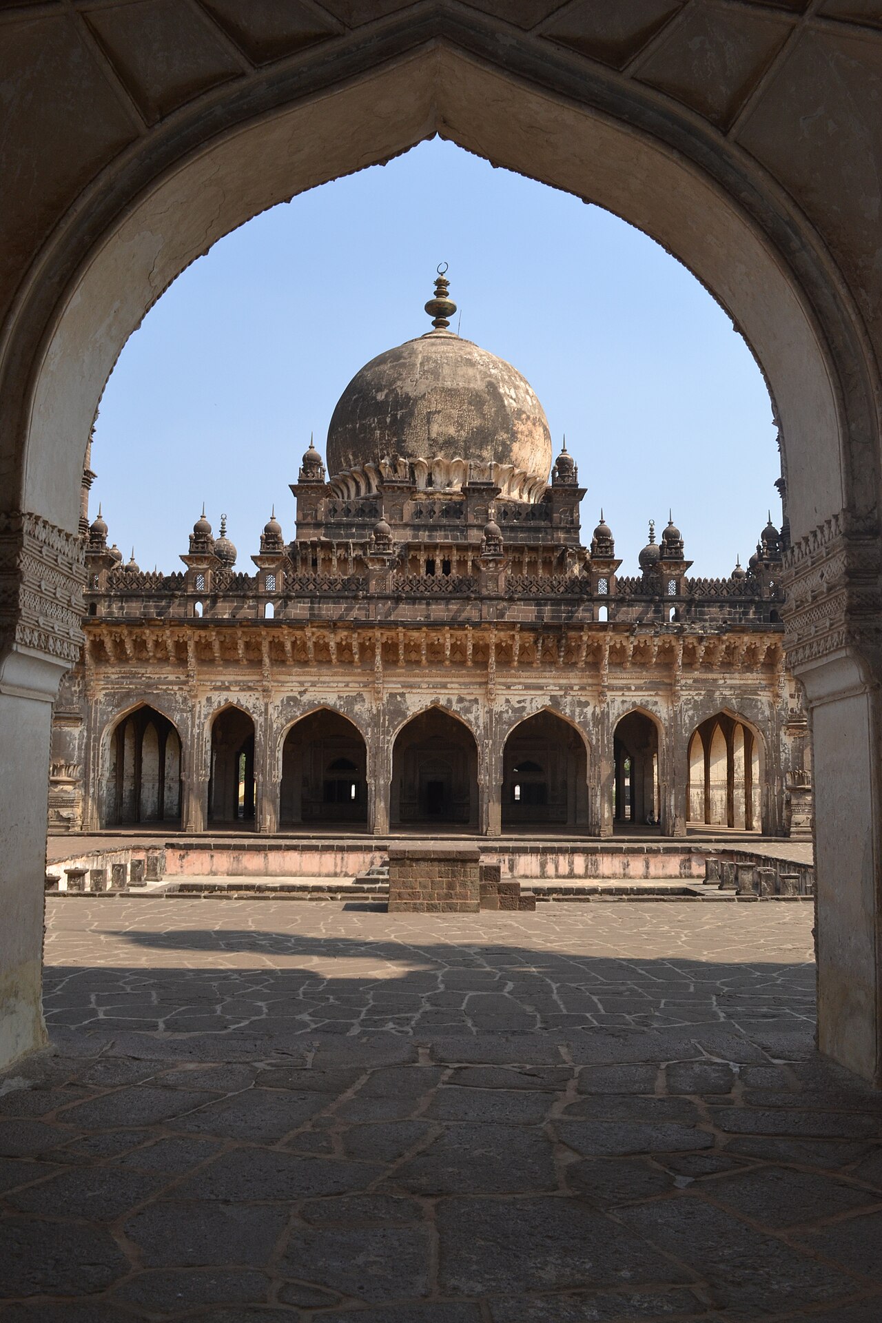 Ibrahim Rauza — twin tomb-and-mosque of Ibrahim II, completed c. 1626