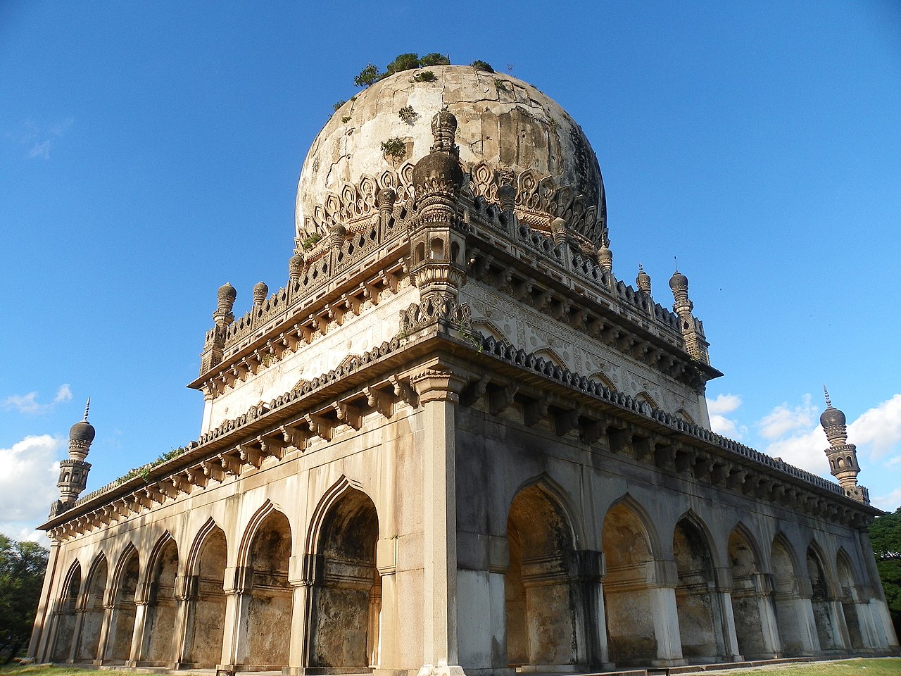 The Qutb Shahi Tombs — a garden necropolis north of Golconda Fort
