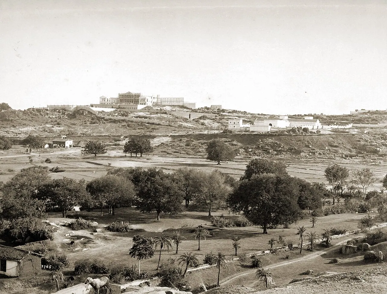 Falaknuma Palace at Hyderabad, the Asaf Jahi capital with its Telugu majority