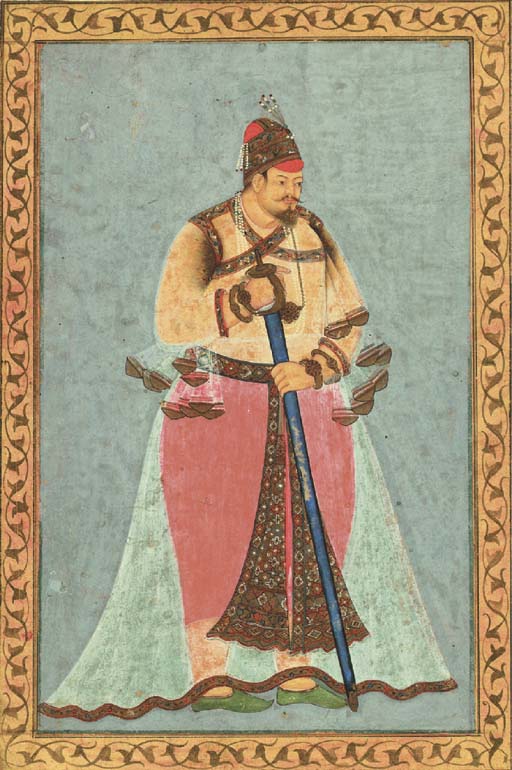 A Deccani manuscript page from the Kitab-i-Nauras of Ibrahim Adil Shah II